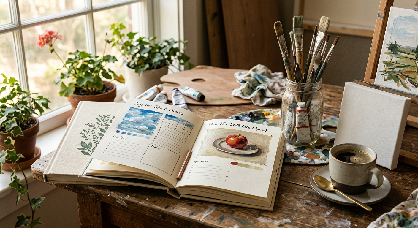 The 30-Day Brushstroke Challenge Journal