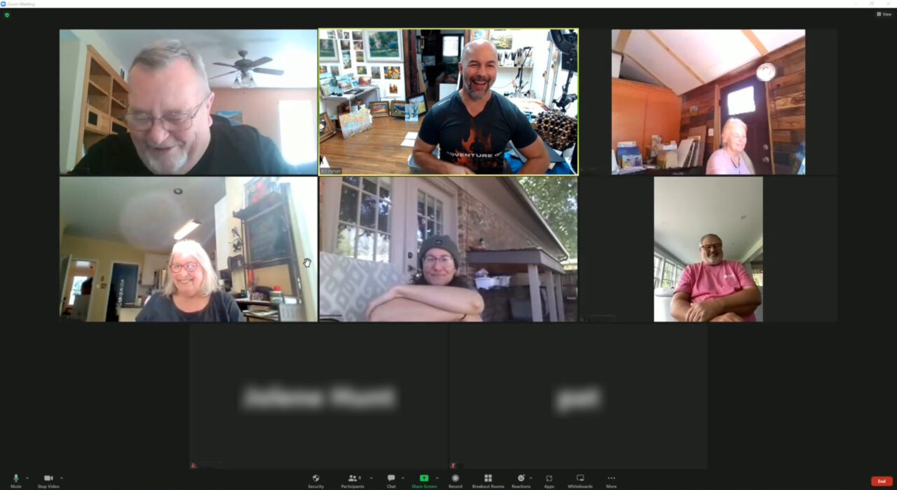 Master Oil Painting weekly lunch hangout with members